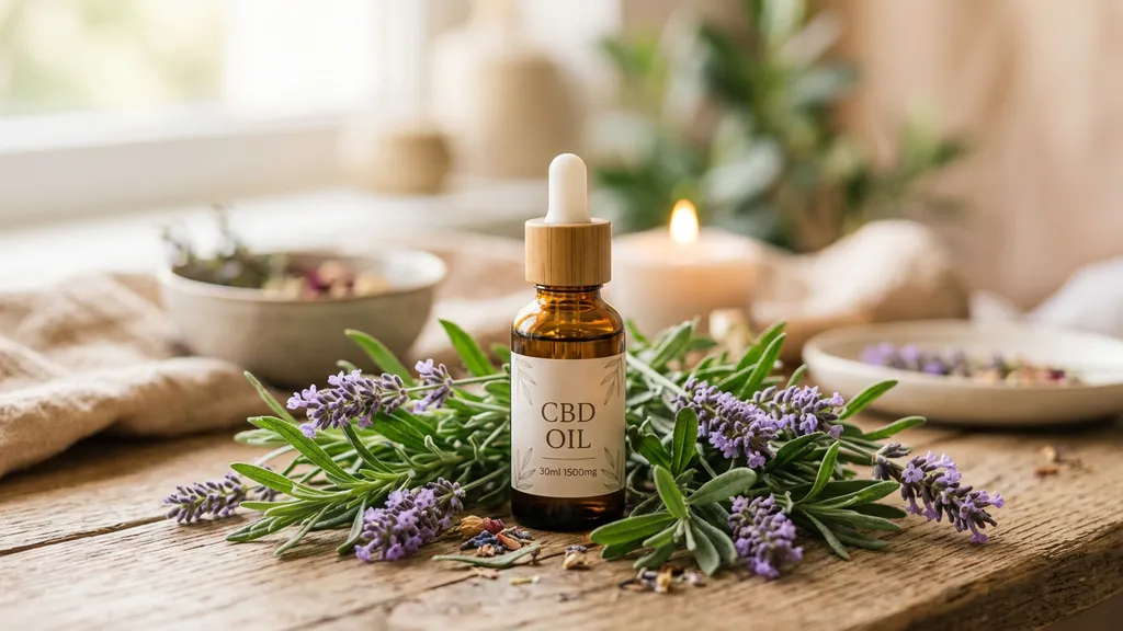 CBD and anxiety: CBD oil and lavender for natural stress relief