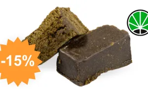 Charas — hachís CBD JustBob con código descuento