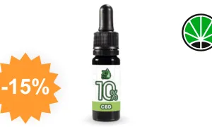 JB Oil CBD 10 — aceite CBD JustBob con código descuento