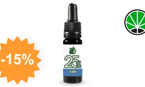 JB Oil CBD 25 — aceite CBD JustBob con código descuento