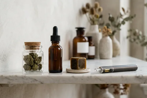 JustBob product catalogue: flowers, oils, resins and CBD extracts