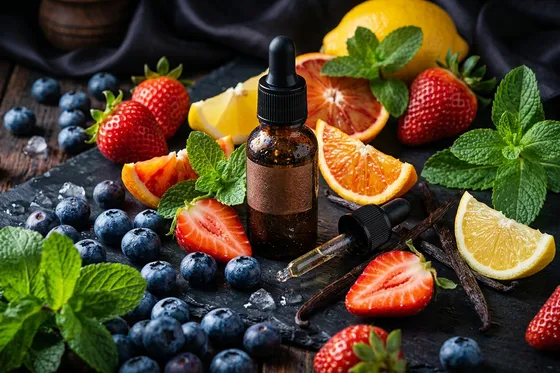 Available flavours for CBD e-liquids