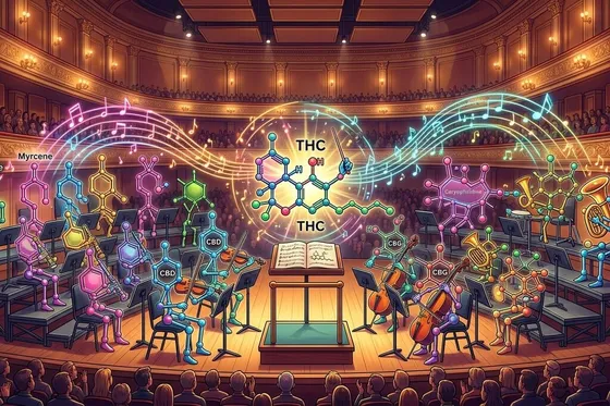 L'effetto entourage CBD: sinergia dei composti come un'orchestra