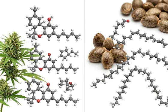 Composition and differences between CBD oil and hemp seed oil
